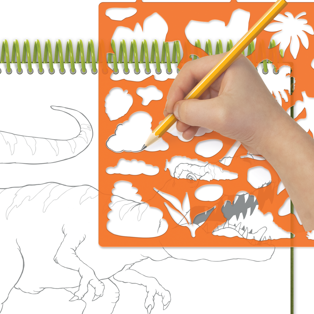 DinosArt: Grand carnet croquis créatif