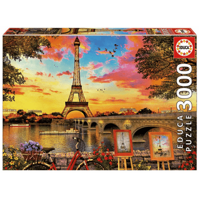 Puzzle 3000: Coucher de soleil à Paris