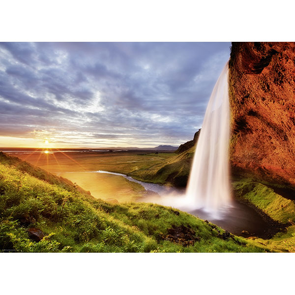 Puzzle 1000: Seljalands Waterfall, AVH (square box)