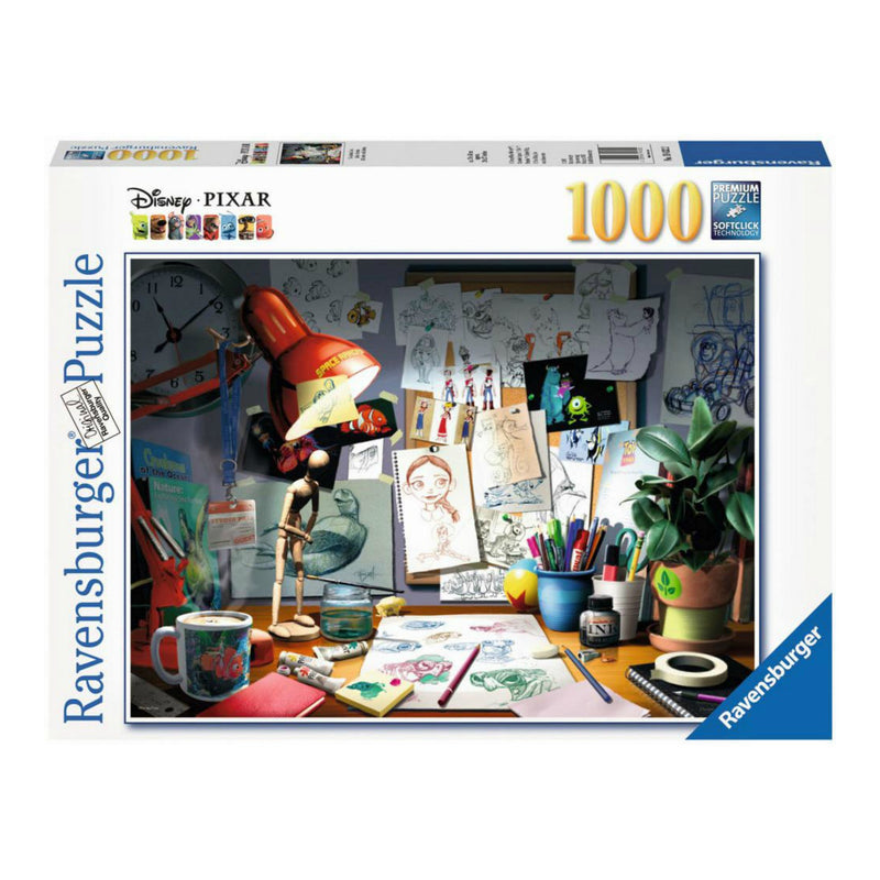 Puzzle 1000: Disney Pixar Atelier d&