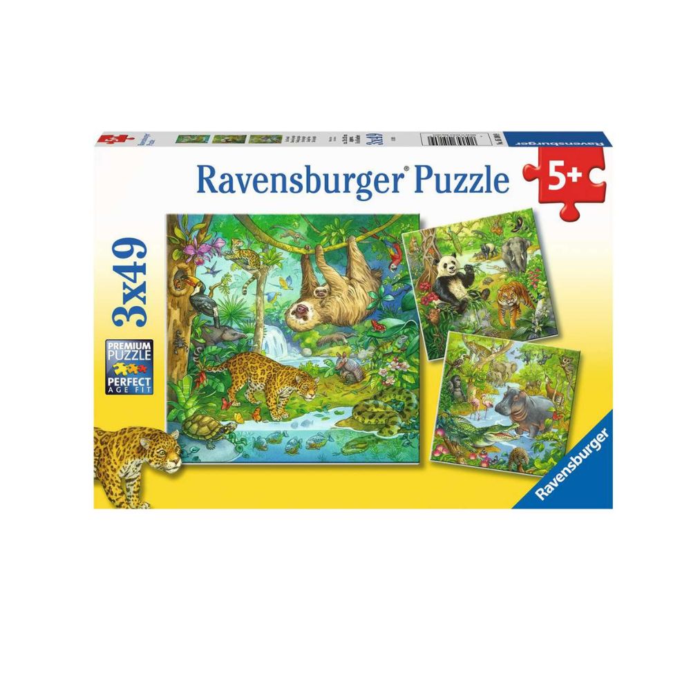 3x49 Puzzle: Jungle Fun