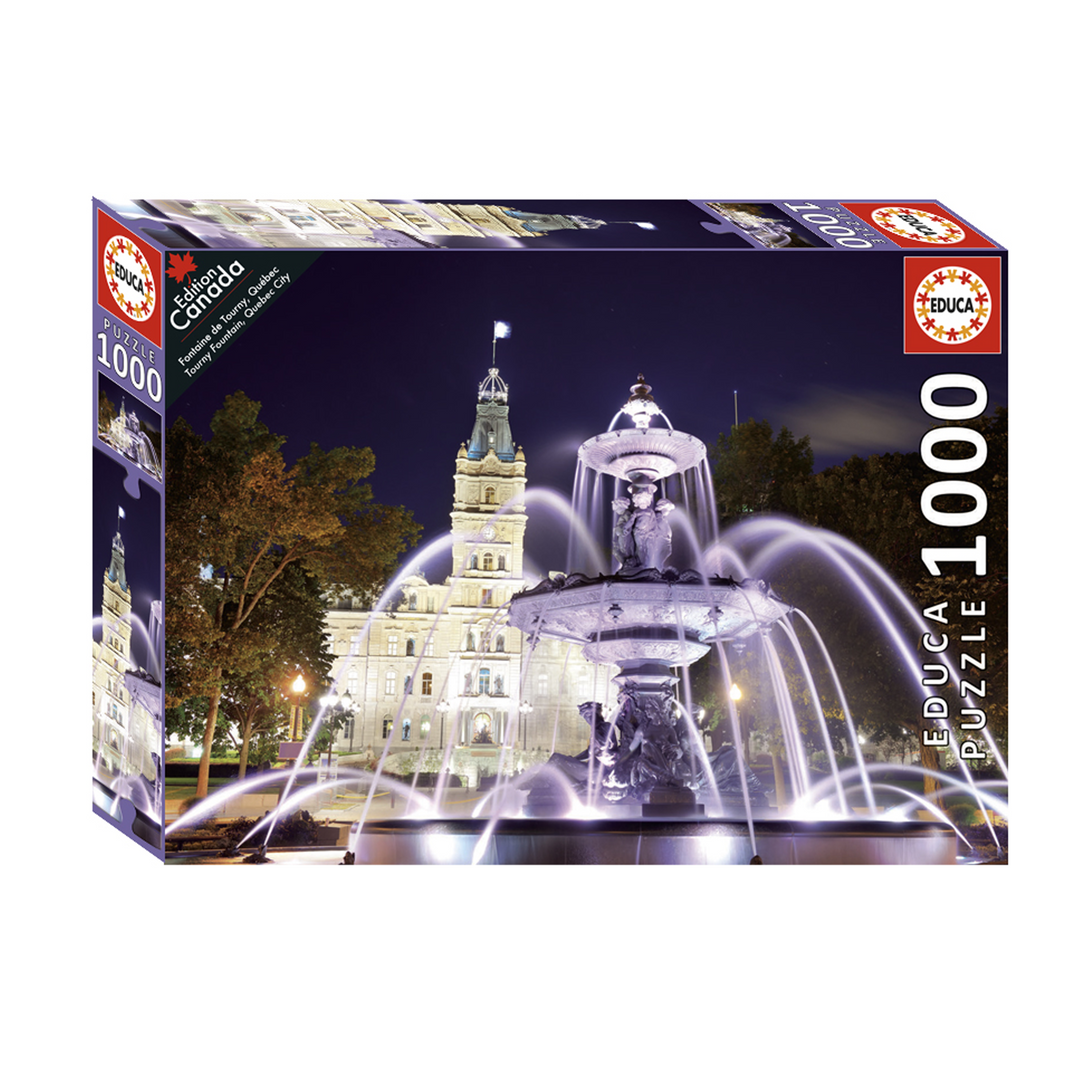 Puzzle 1000: Tourny Fountain, Quebec