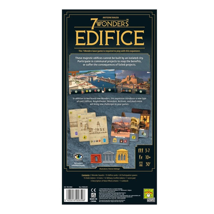 7 Wonders: Edifice (EN) JEUX - Stratégie - Stratégie léger