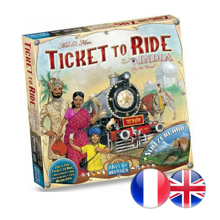 Ticket to Ride: Map #2 - India (multiple)