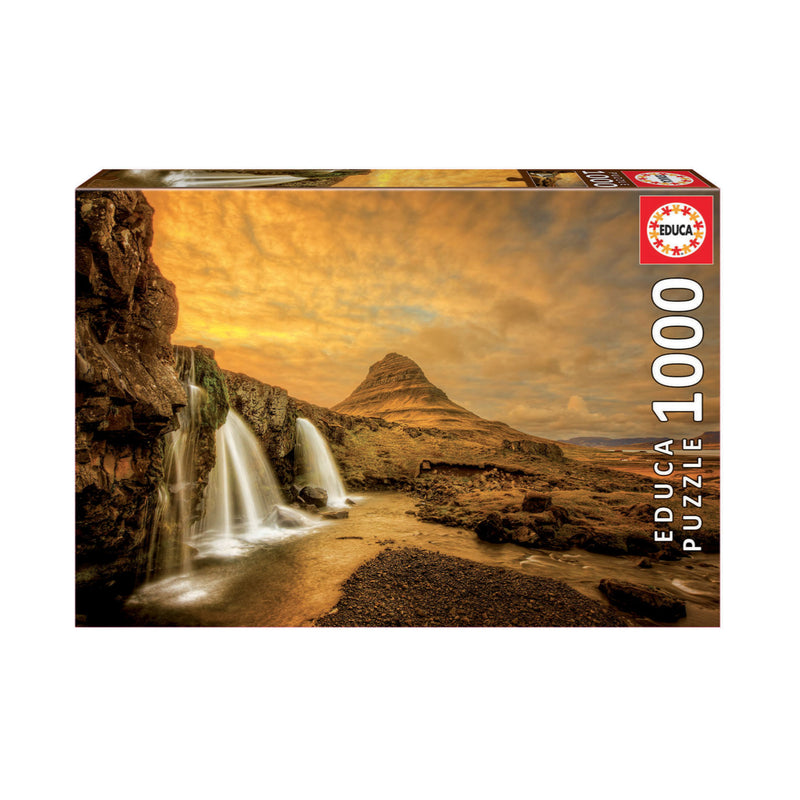 Puzzle 1000: Chute Kirkjufellsfoss, Islande