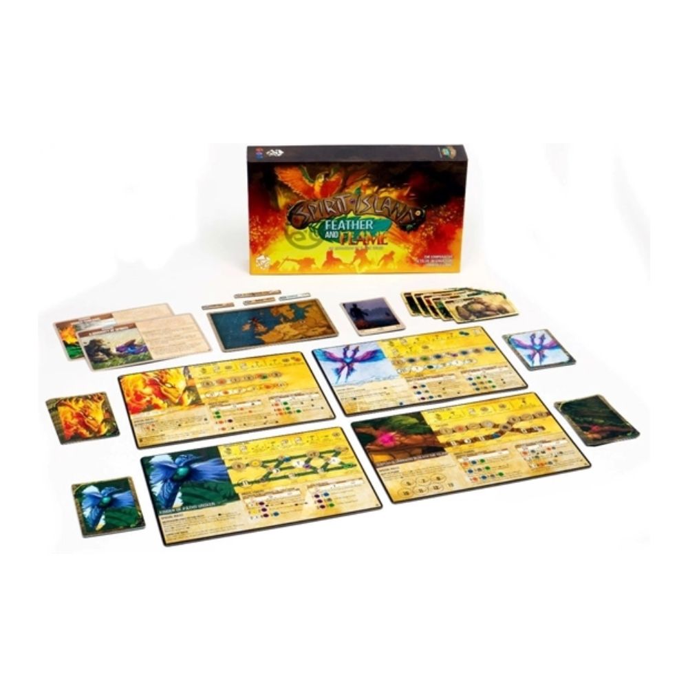 Spirit Island: Feather and Flame Expansion, jeu de société stratégie