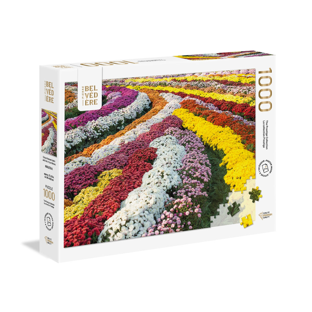 Puzzle 1000: Jardin de chrysanthèmes