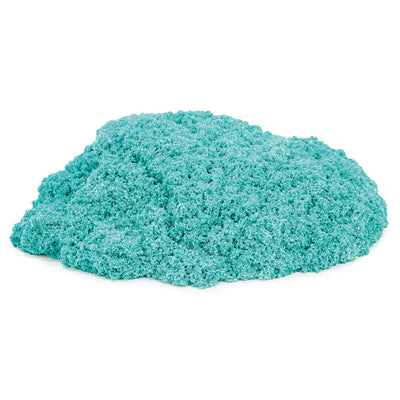 Kinetic Sand - Sac de sable Shimmer 2lbs -Turquoise brillant