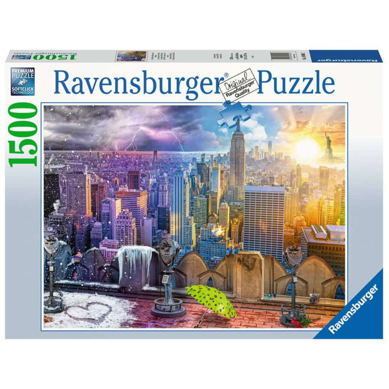 Puzzle 1500: Les saisons à New York