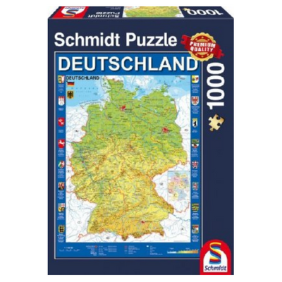 Puzzle 1000: Map of Germany