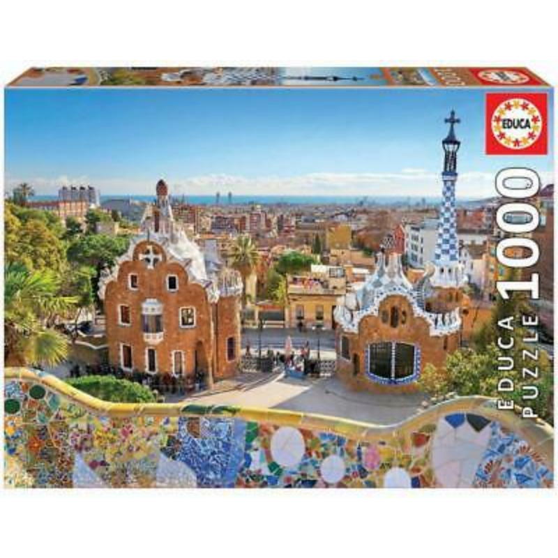 Puzzle 1000: Vue de Barcelone depuis le parc Güell
