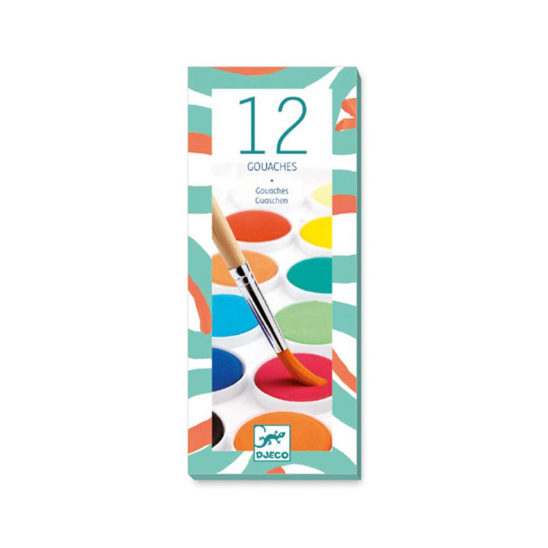 12 pastilles de gouache / Classique
