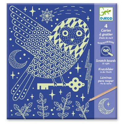 Cartes à gratter / Dans la nuit