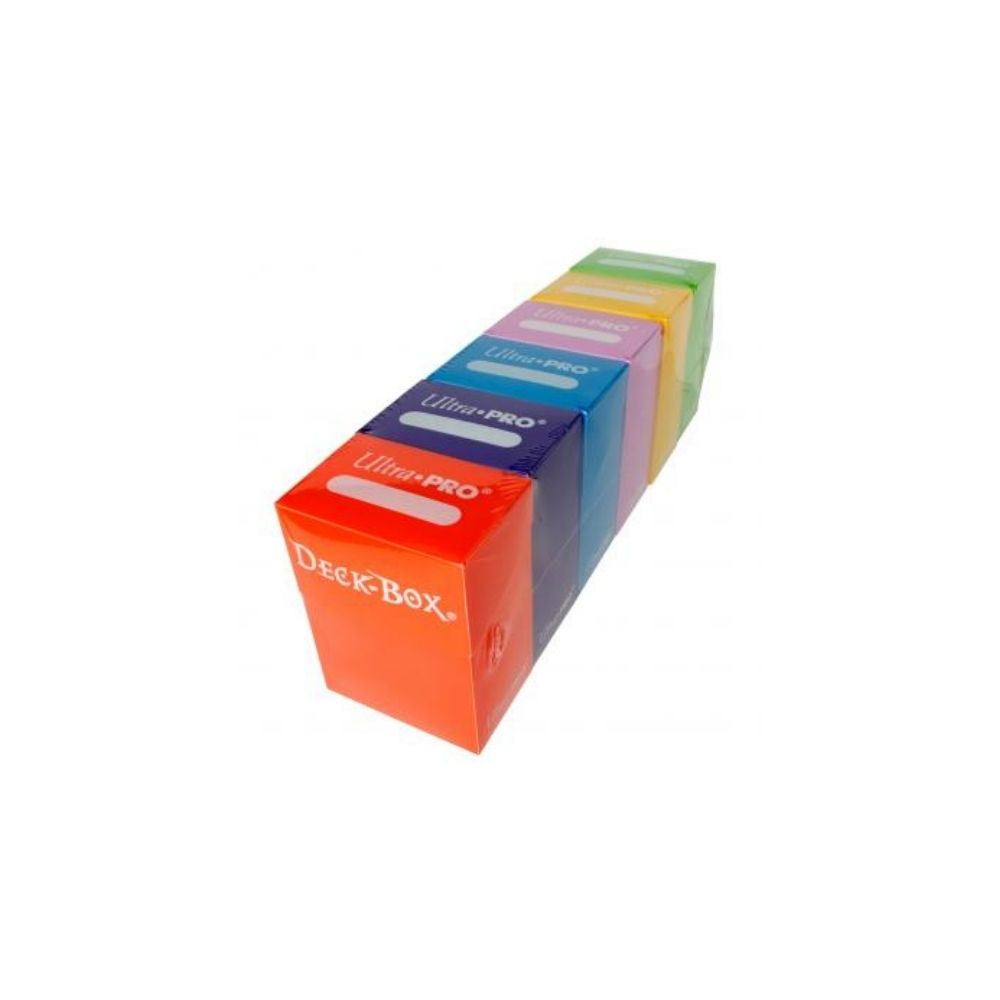 Deck Box Bundle - 6 Colors Orange, Purple, Blue, Pink, Yellow, Green
