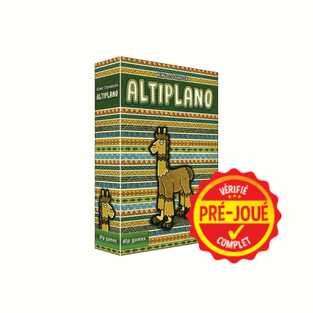 Altiplano (pré-joué) (FR) BAZAR - Bazar - Stratégie