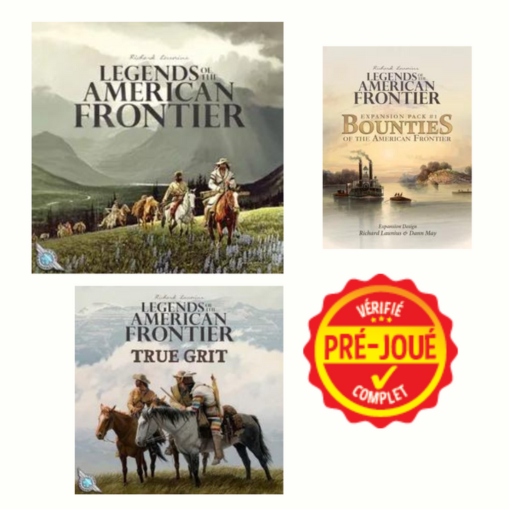 Legends of the American frontier+ True grit & Bounties Extension (pré-joué) (EN)