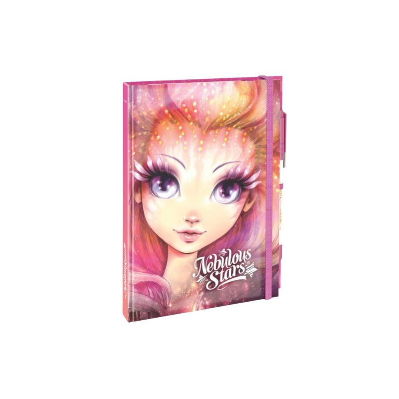 Nebulous Stars - Cahier de notes de luxe, pages blanches (Rose)