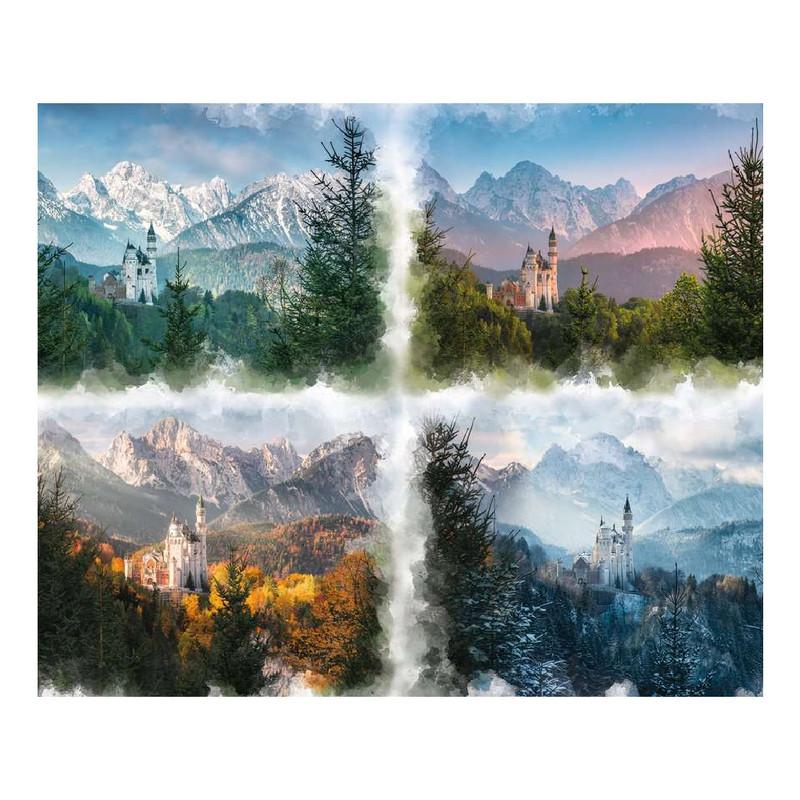 Puzzle 18000: Castle Through the Seasons