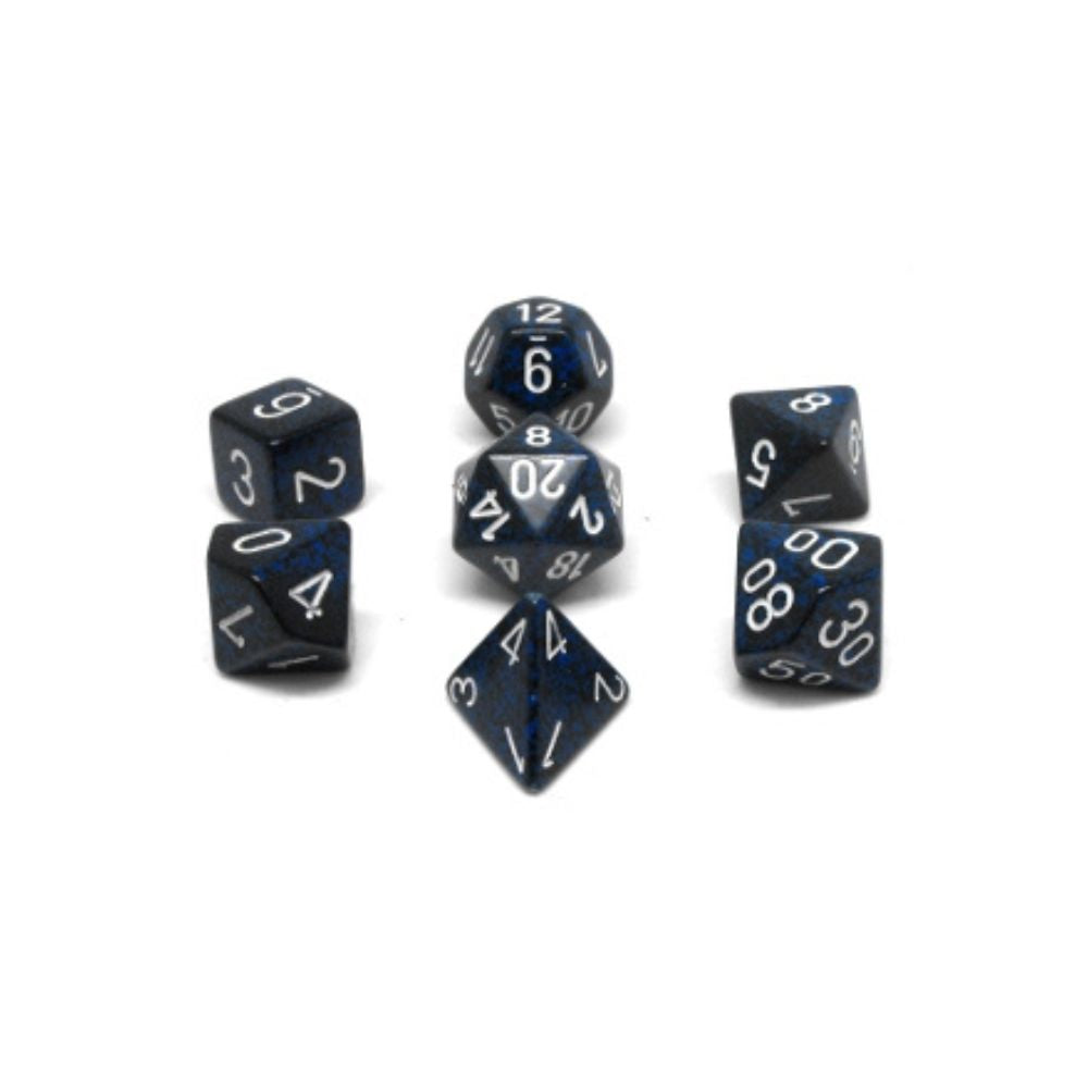 Chessex Speckled: 7Pc Stealth Dice- Dés