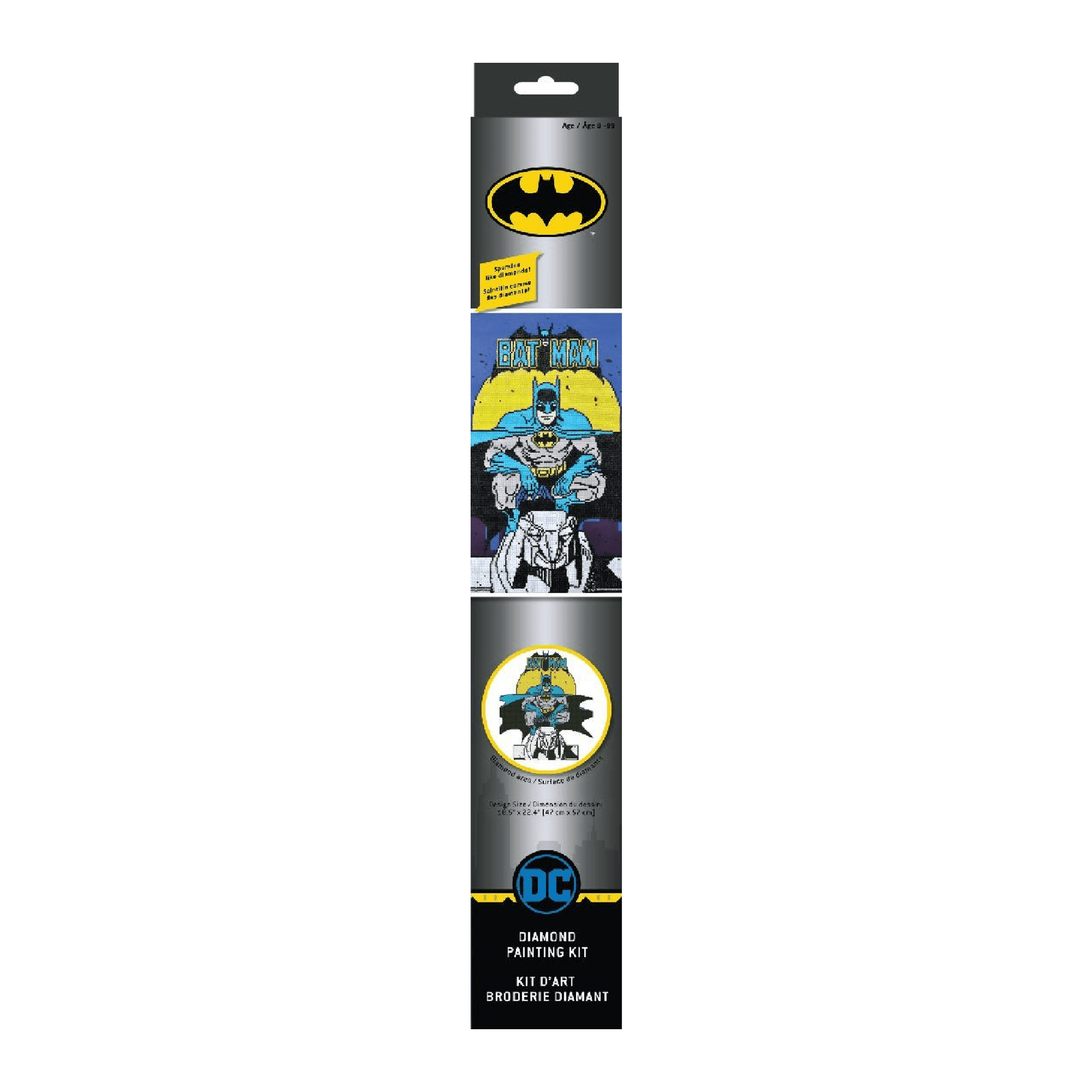 Batman Diamond Painting Kit PASSE-TEMPS - Broderie diamant