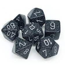 Chessex Speckled: 7Pc Ninja Dice- Dés