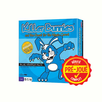 Killer Bunnies Blue Starter Deck VA (pré-joué)