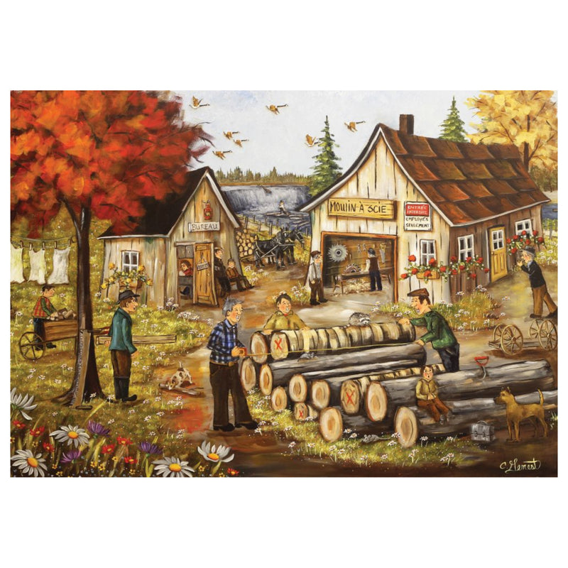 Puzzle 500: Genest - Moulin à scie