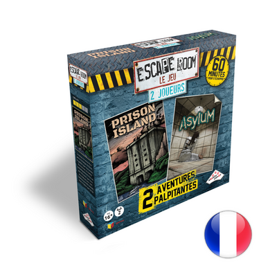 Escape Room coffret 2 joueurs (Prison Island & Asylum)
