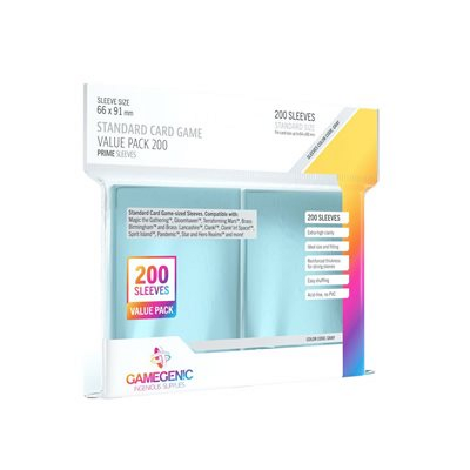 Sleeves: Value Pack 66x91mm (200) Cartables et portfolios - Sleeves