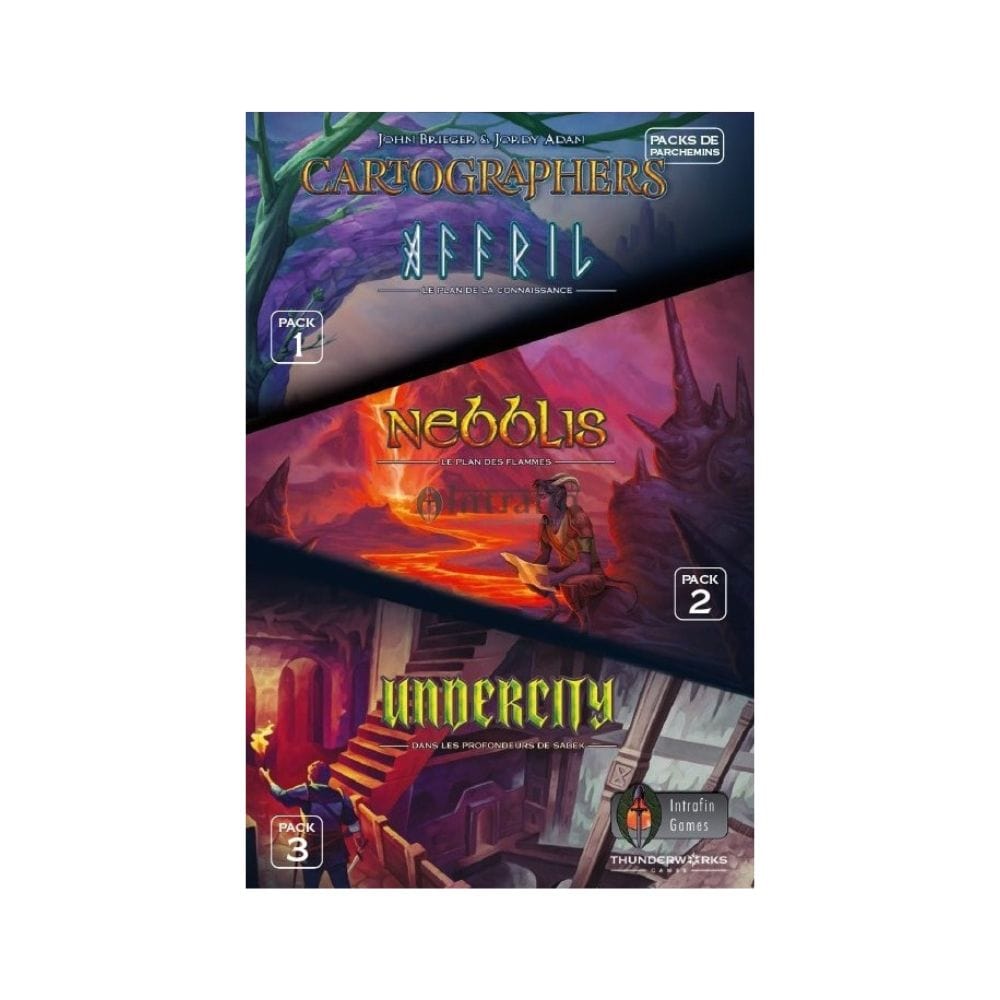 Cartographers - Map Set (FR) JEUX - Stratégie - Stratégie intermédiaire