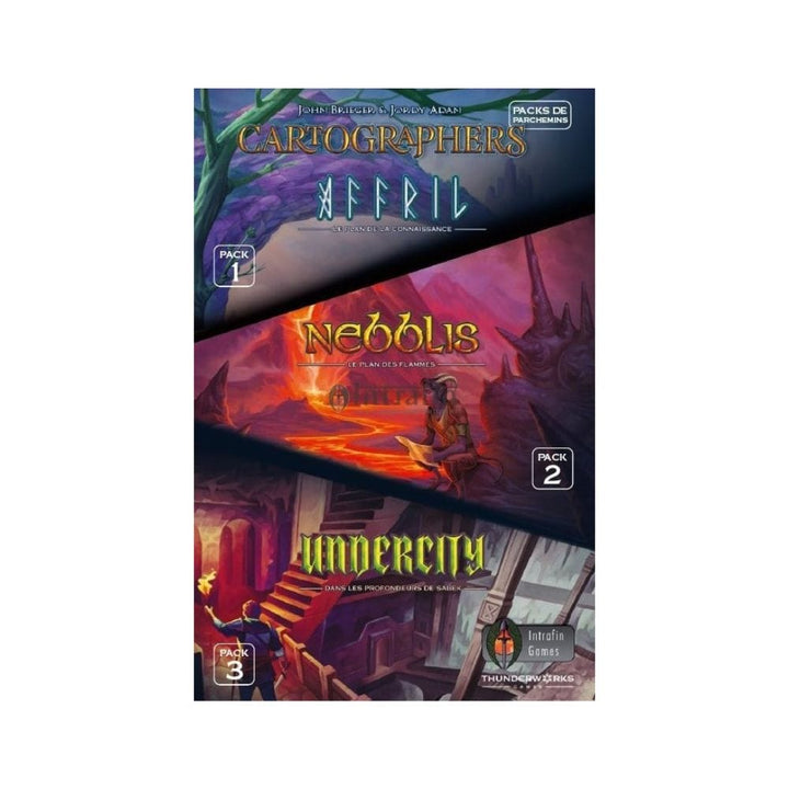 Cartographers - Map Set (FR) JEUX - Stratégie - Stratégie intermédiaire