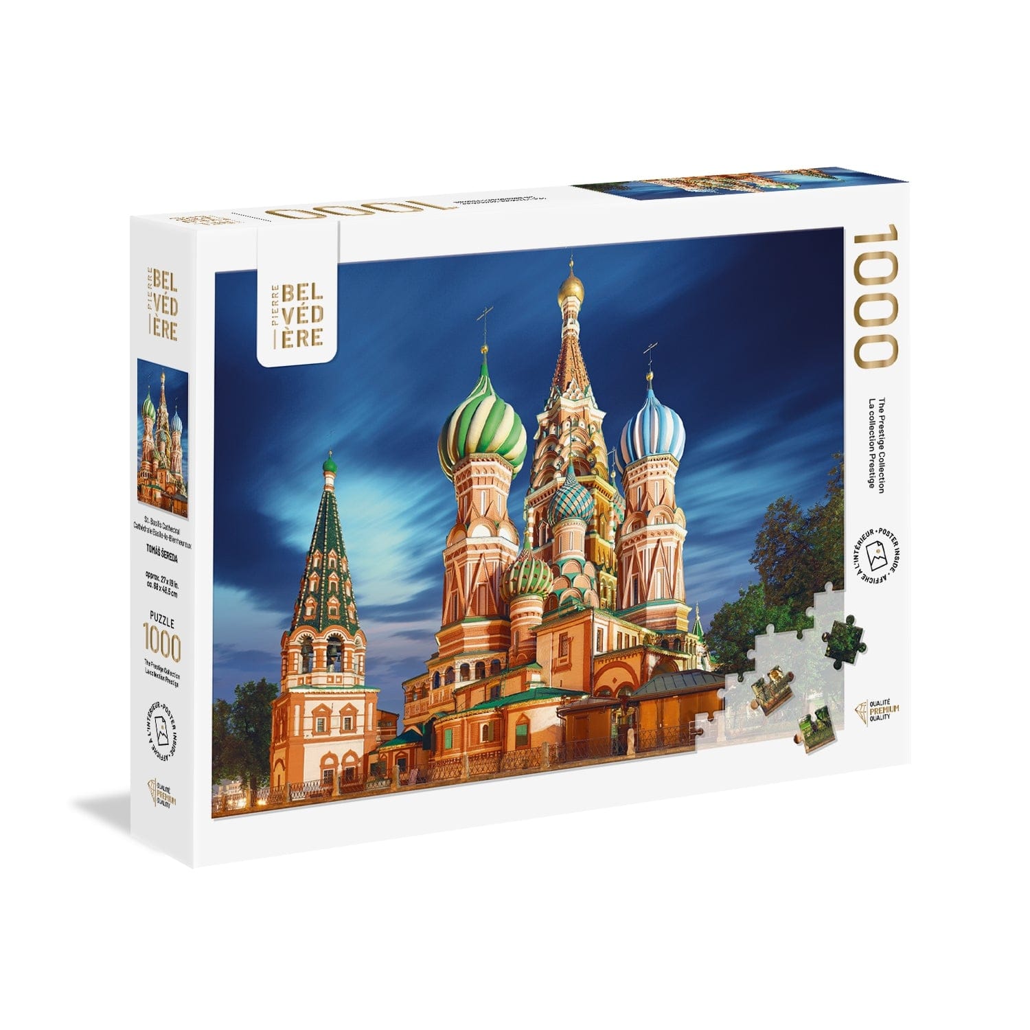 Cathédrale Basile-le-bienheureux (1000 pcs) CASSE-TÊTE - 1000 morceaux