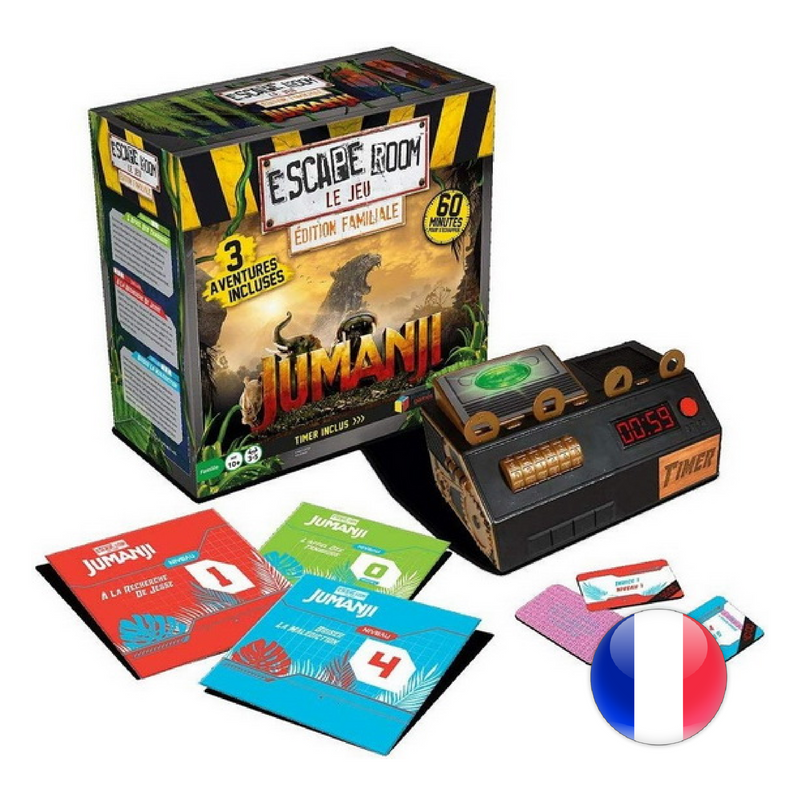 Escape Room - Jumanji, coffret 3 jeux