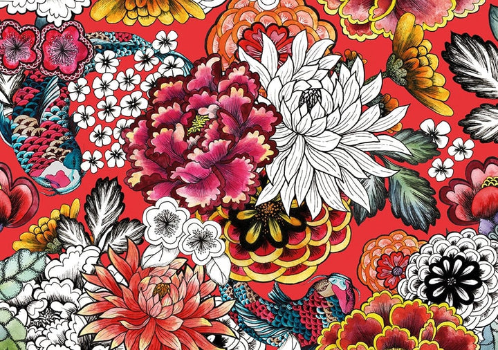 Chrysanthèmes (1000 pcs) CASSE-TÊTE - 1000 morceaux