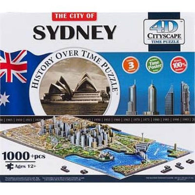 Puzzle 4D 1023: Cityscape Sydney, Australia