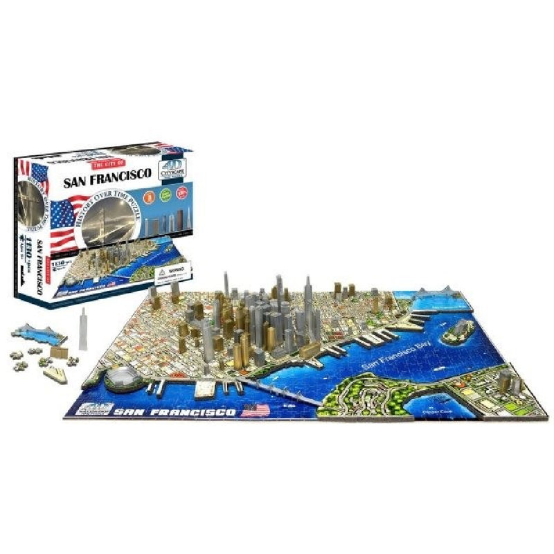 Puzzle 4D 1094: Cityscape San Francisco, USA