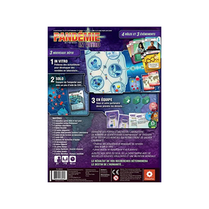 Pandemic - In Vitro: jeu de société coopératif