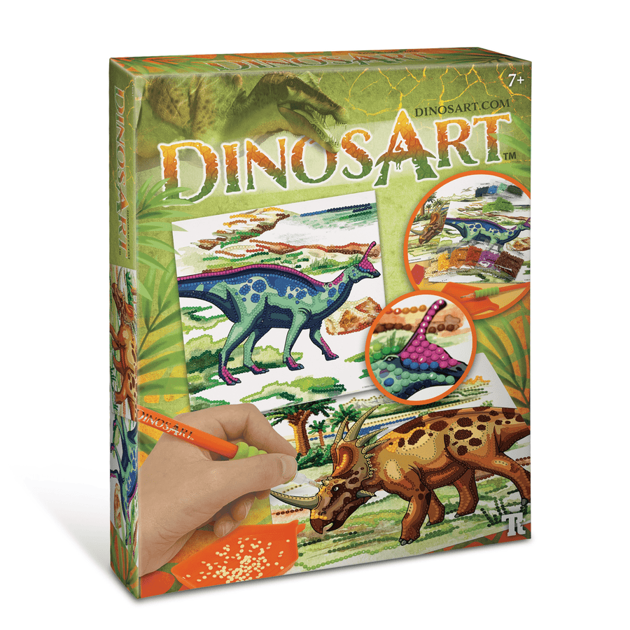 DinosArt: Strass par numéros PASSE-TEMPS - Bricolages