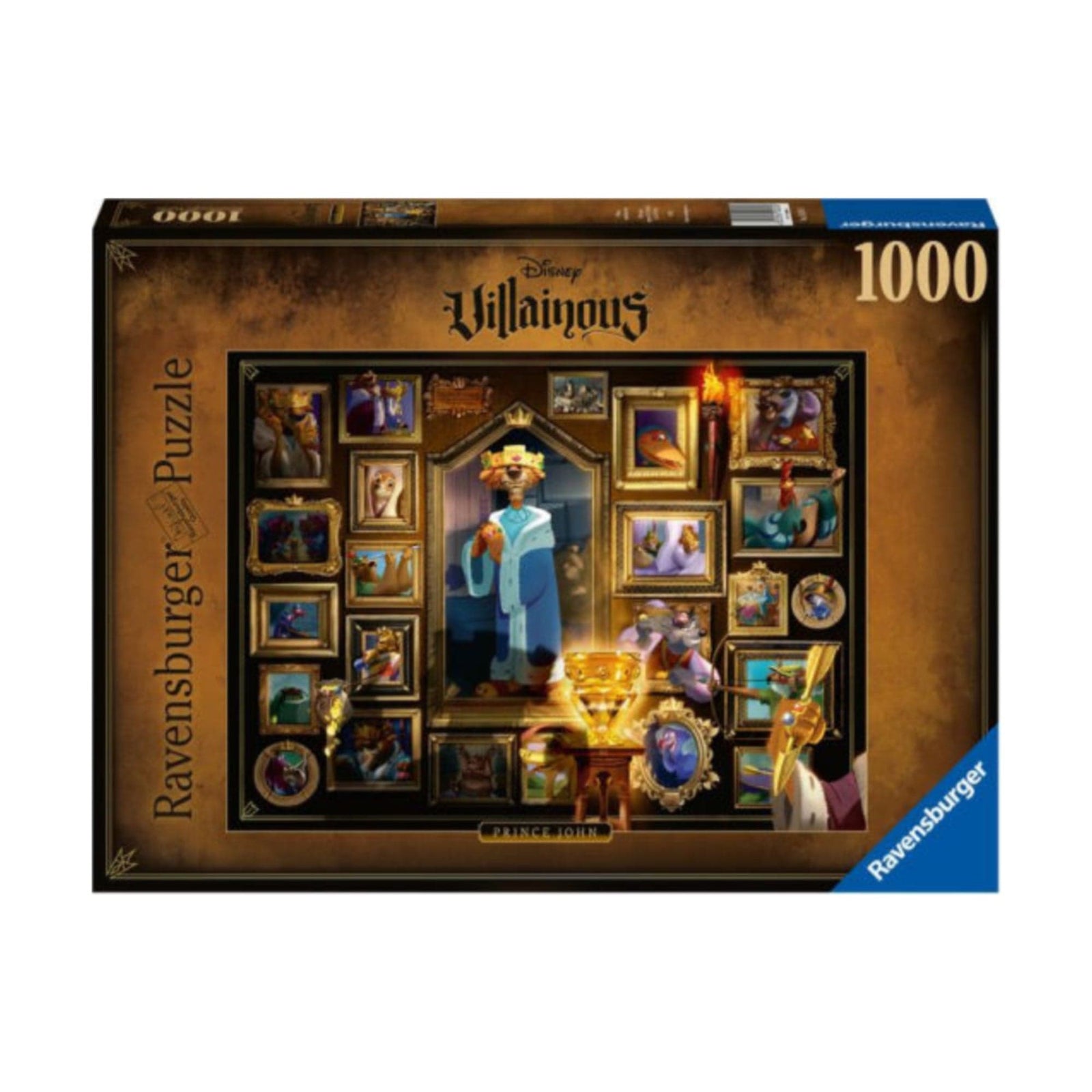 Disney Villainous Prince Jean | Prince John (1000 pcs) CASSE-TÊTE - 1000 morceaux