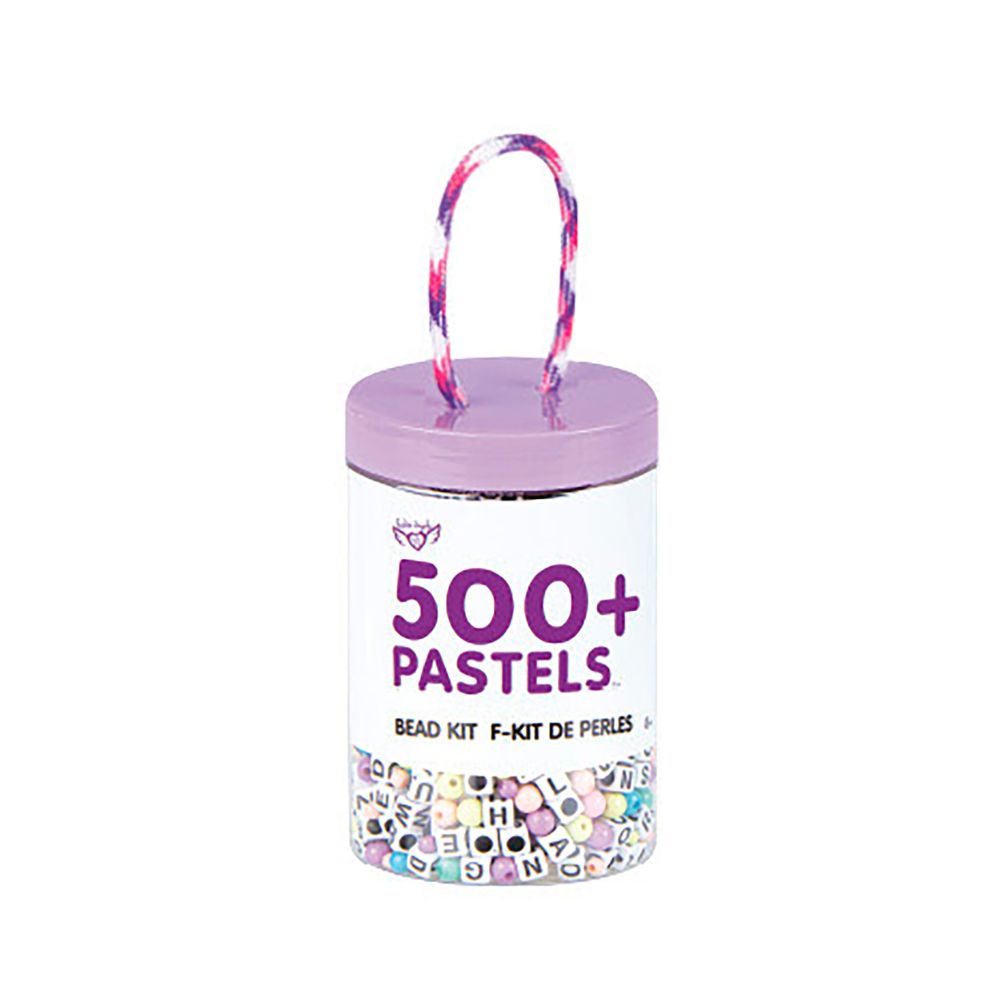 Fashion Angels- Pot of beads 500+ - Pastels