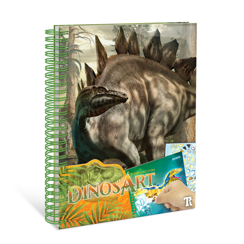 DinosArt: Peinture par autocollant