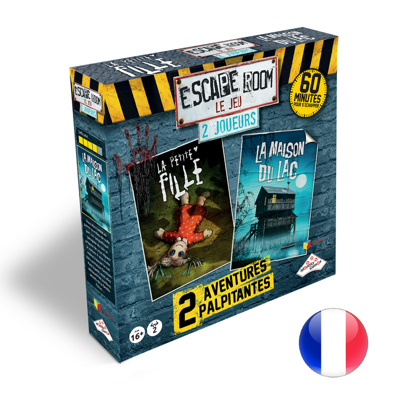 Coffret  Escape Room 2 joueurs - Scénarios horreur!