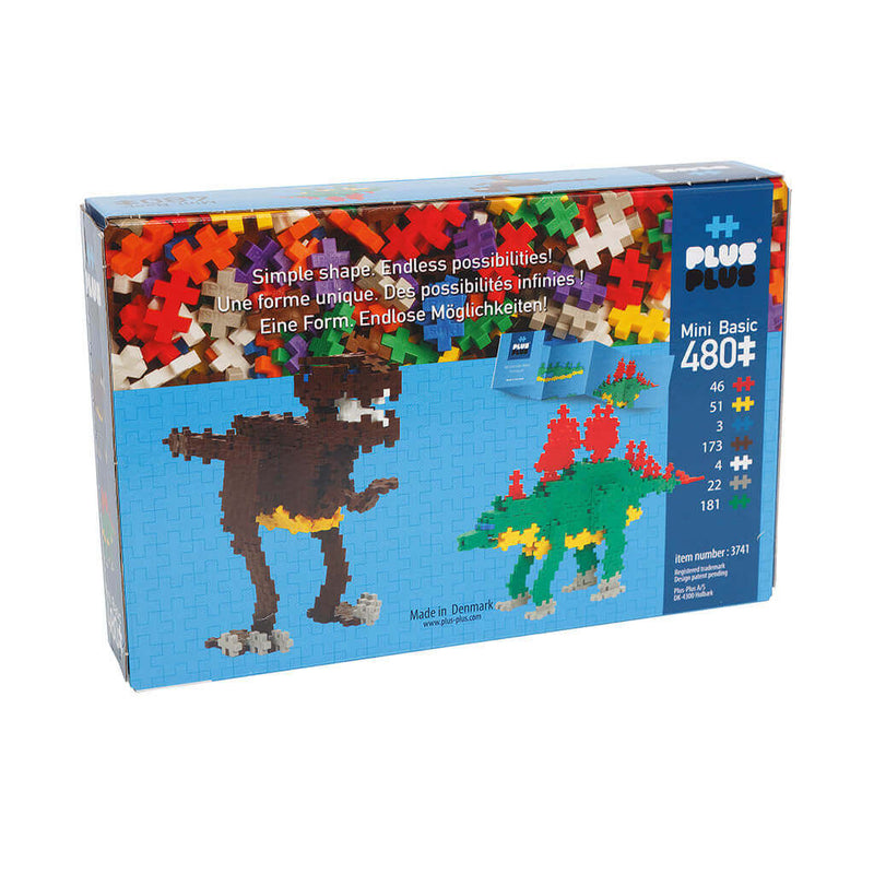 Plus Plus - Mini Basic Dinosaurus - 480 pièces