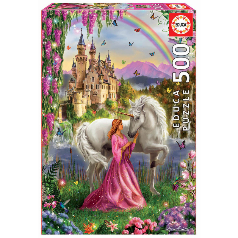 Puzzle 500: Fée et licorne