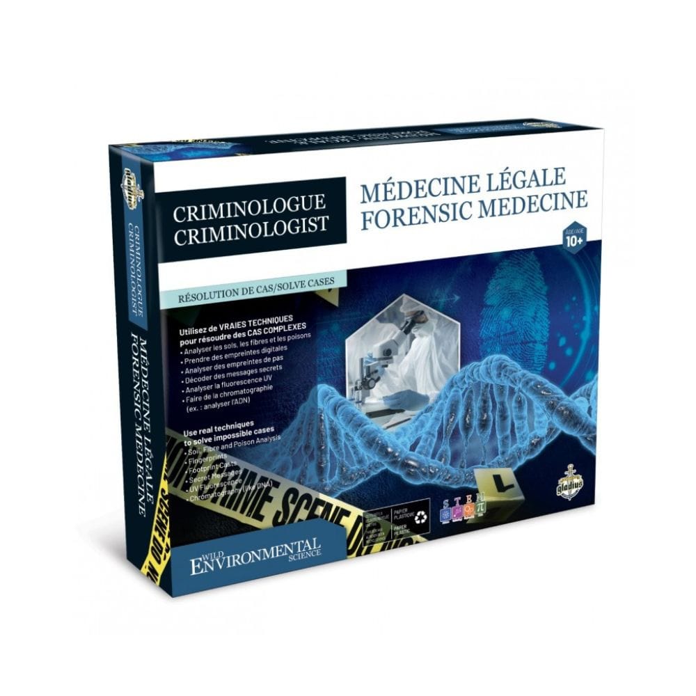 Ensemble de science - Criminologue Médecine légale JEUX - Éducatif
