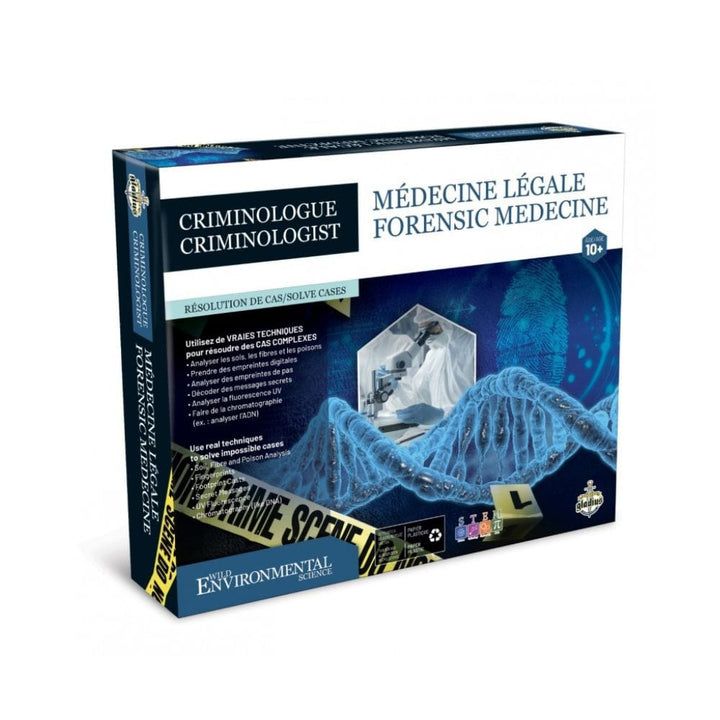Ensemble de science - Criminologue Médecine légale JEUX - Éducatif
