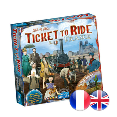 Ticket to Ride: Map #6 - France / Old West Map (ML)