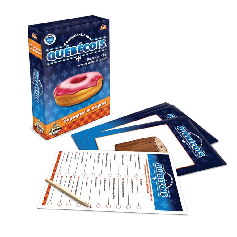 Connais-tu ton québécois ? Se pogner le beigne! (FR) JEUX - Ambiance-Party