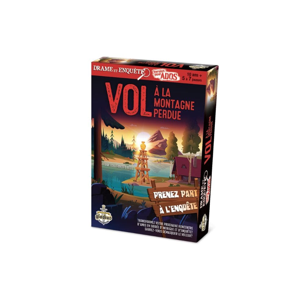Drame & enquête - Vol à la montagne perdue (FR) JEUX - Ambiance-Party