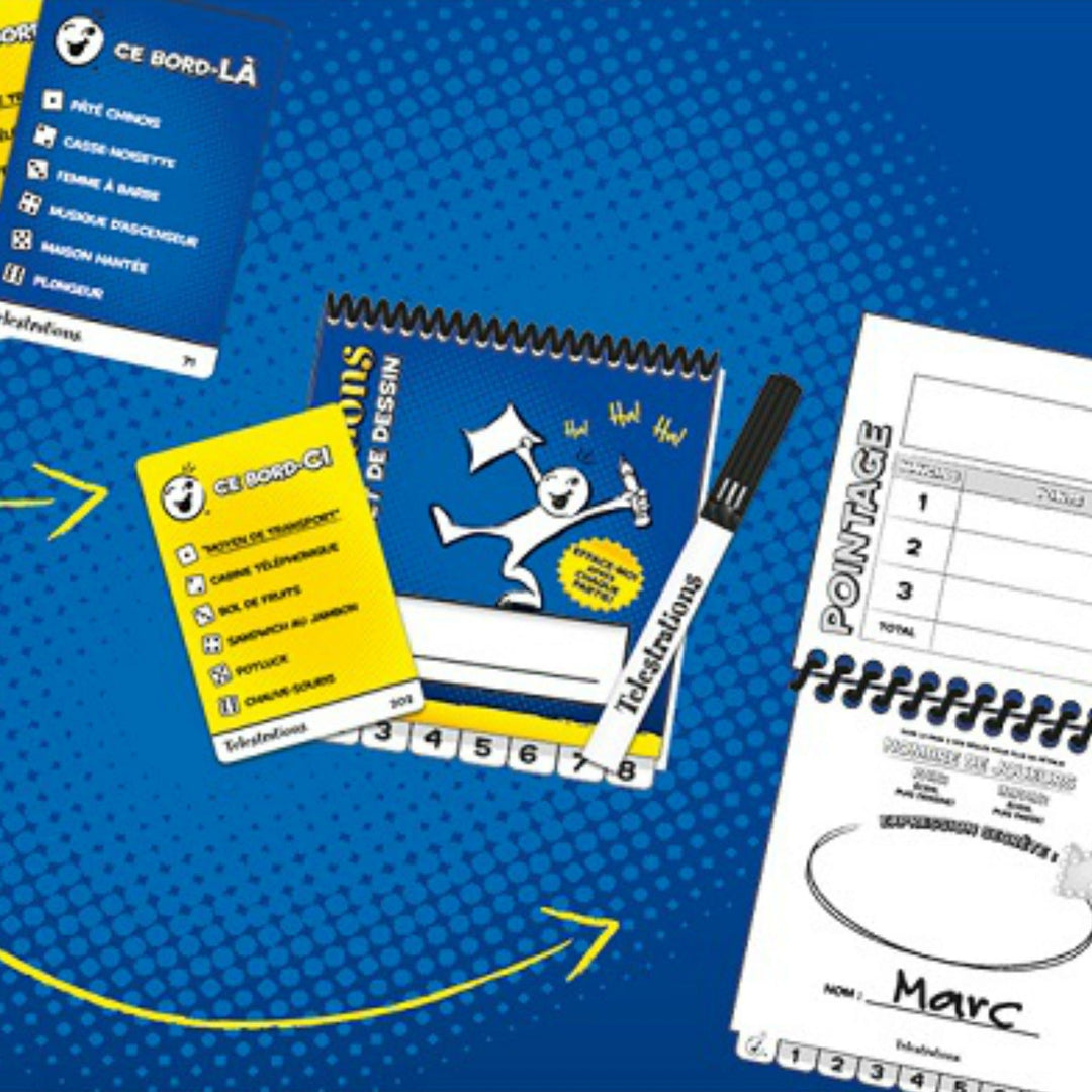 Telestrations Édition québécoise (FR) JEUX - Ambiance-Party